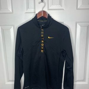 Nike men’s 1/4 zip up pullover livestrongs